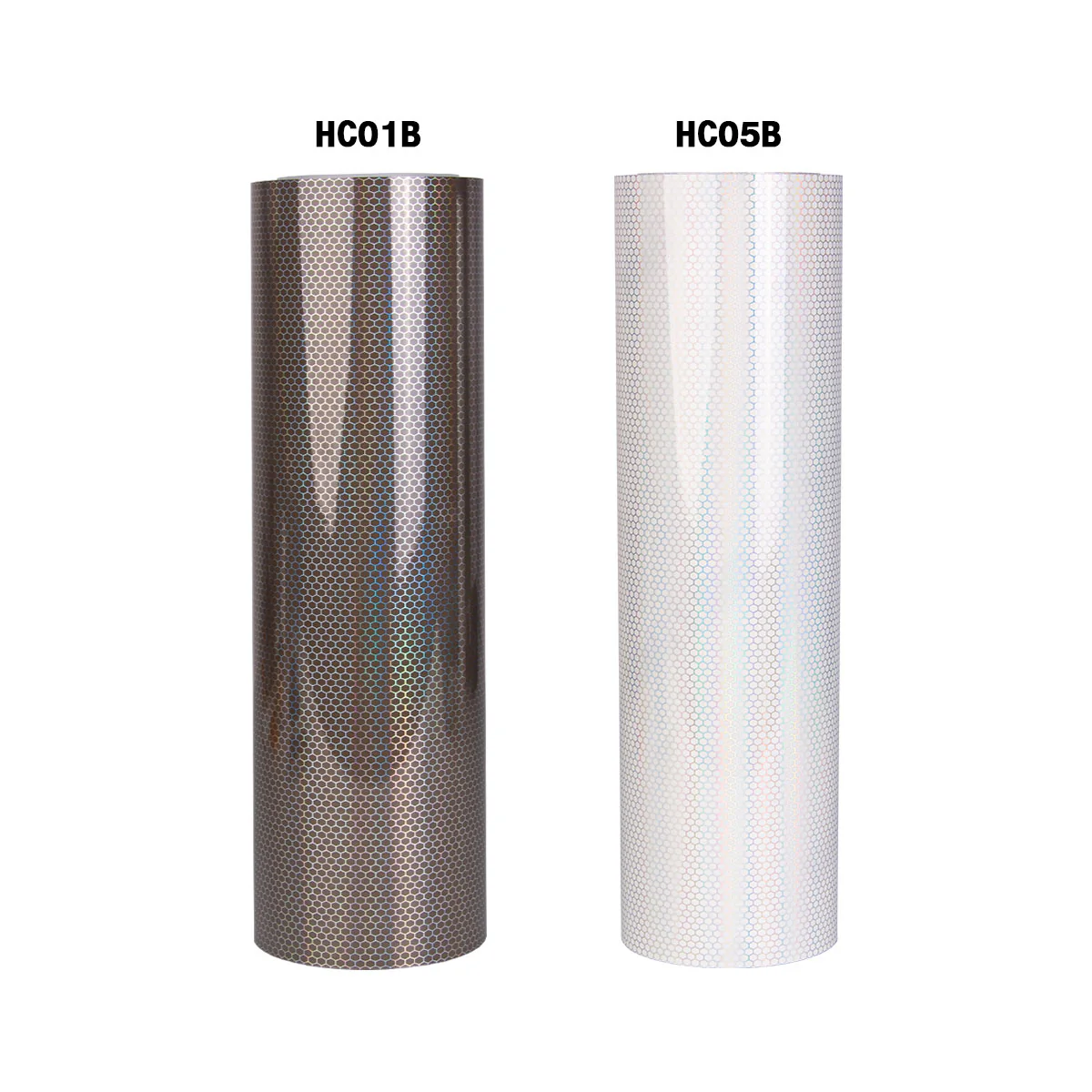 2 in 1 Light Black & Clear Holographic Honeycomb Headlight Film Kit with Air Channel Paper Liner - Image 4