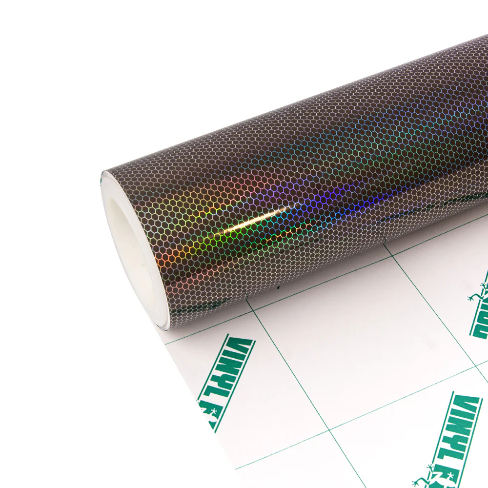 3 in 1 Holographic Honeycomb Headlight Film Kit with Air Channel Paper Liner - Image 7