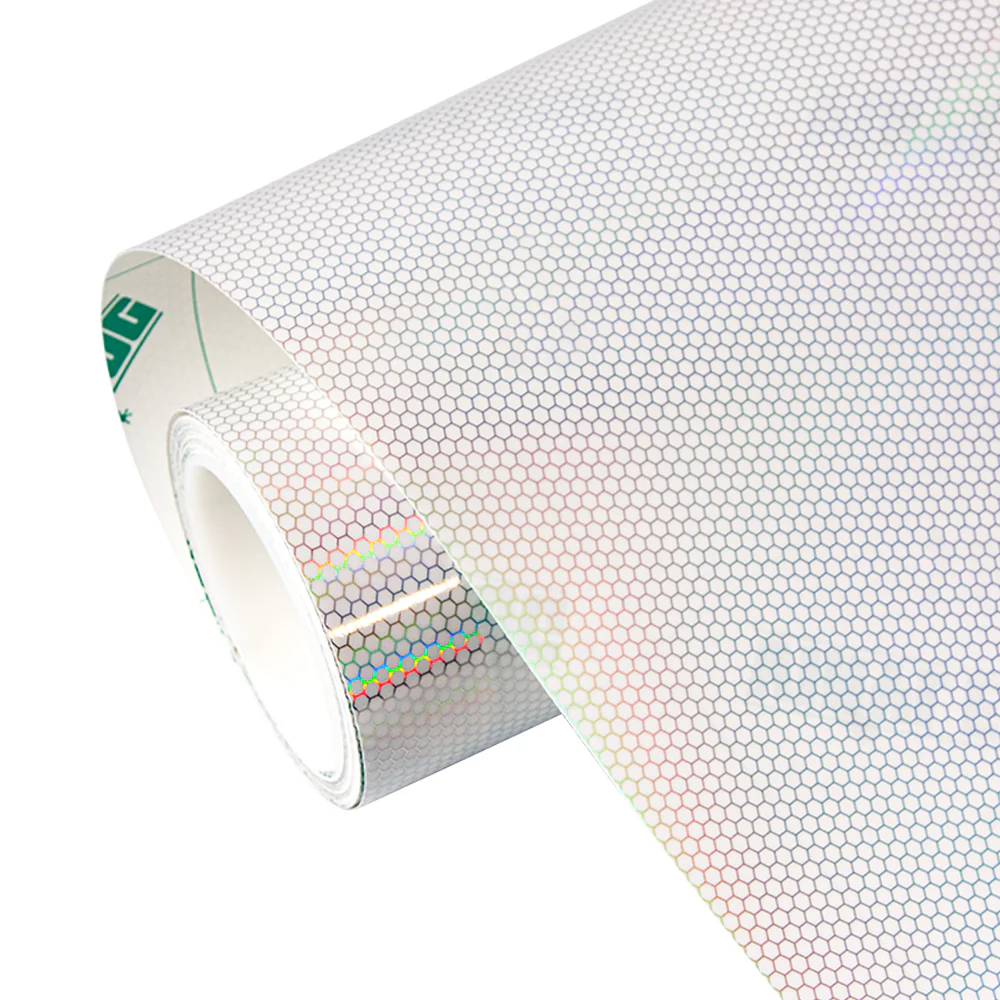 3 in 1 Holographic Honeycomb Headlight Film Kit with Air Channel Paper Liner - Image 11
