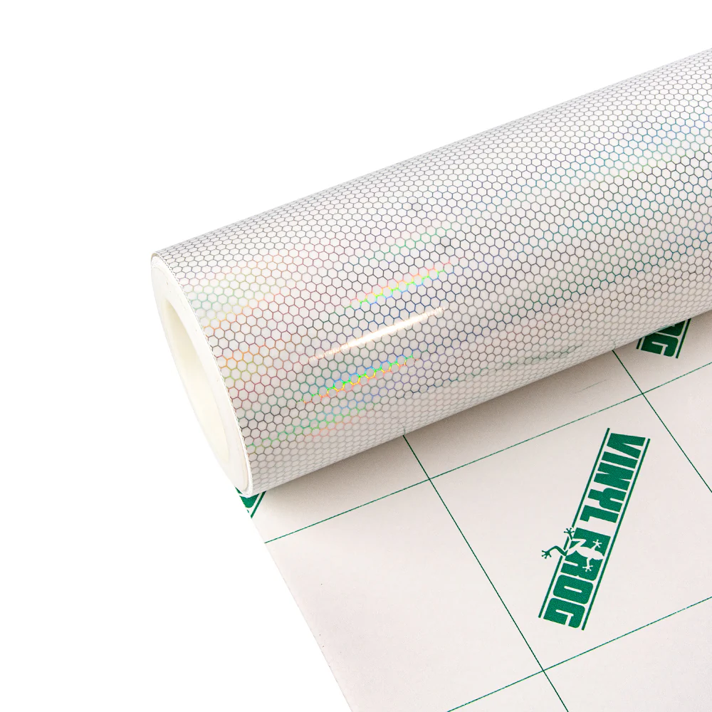 3 in 1 Holographic Honeycomb Headlight Film Kit with Air Channel Paper Liner - Image 12