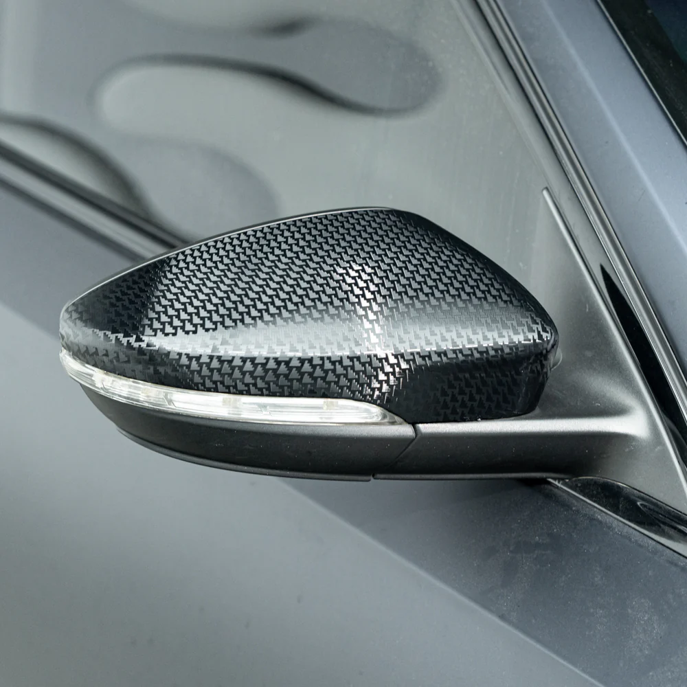 3D Diamond Black Carbon Fiber Vinyl Wrap - Image 5