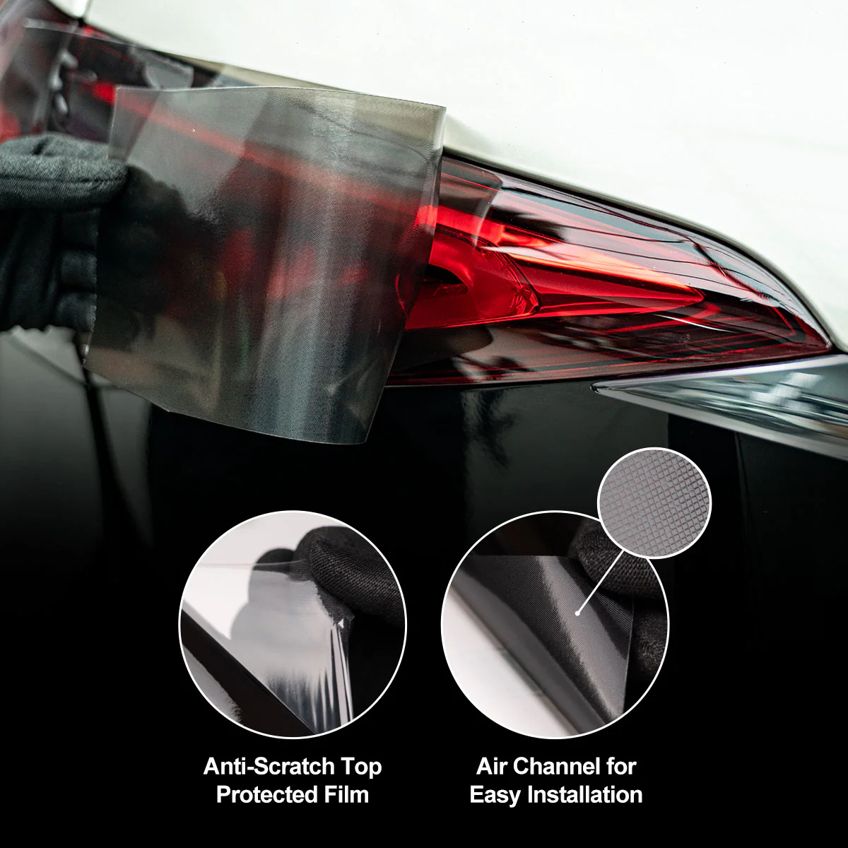 3 in 1 Headlight Film Kit (40cm) with Air Channel Paper Liner - Image 5