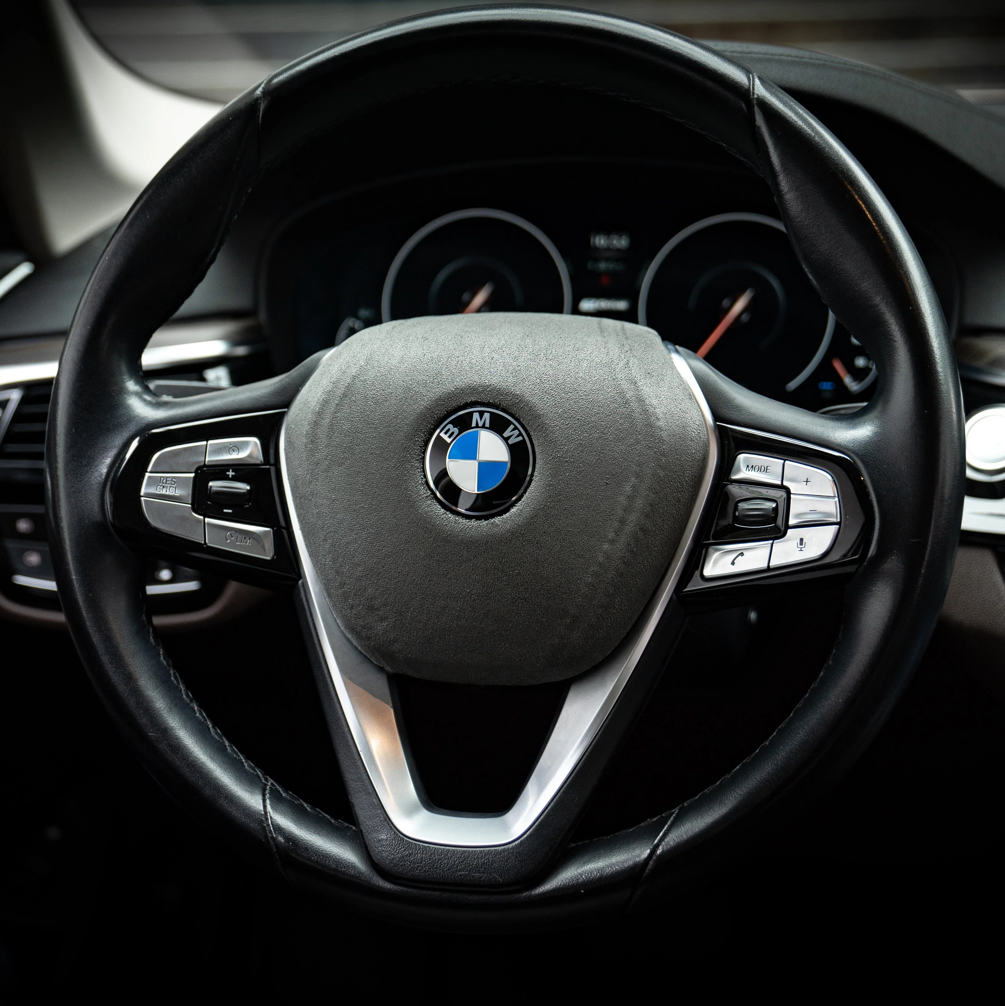 Gray Suede Car Interior Wrap Film - Image 3