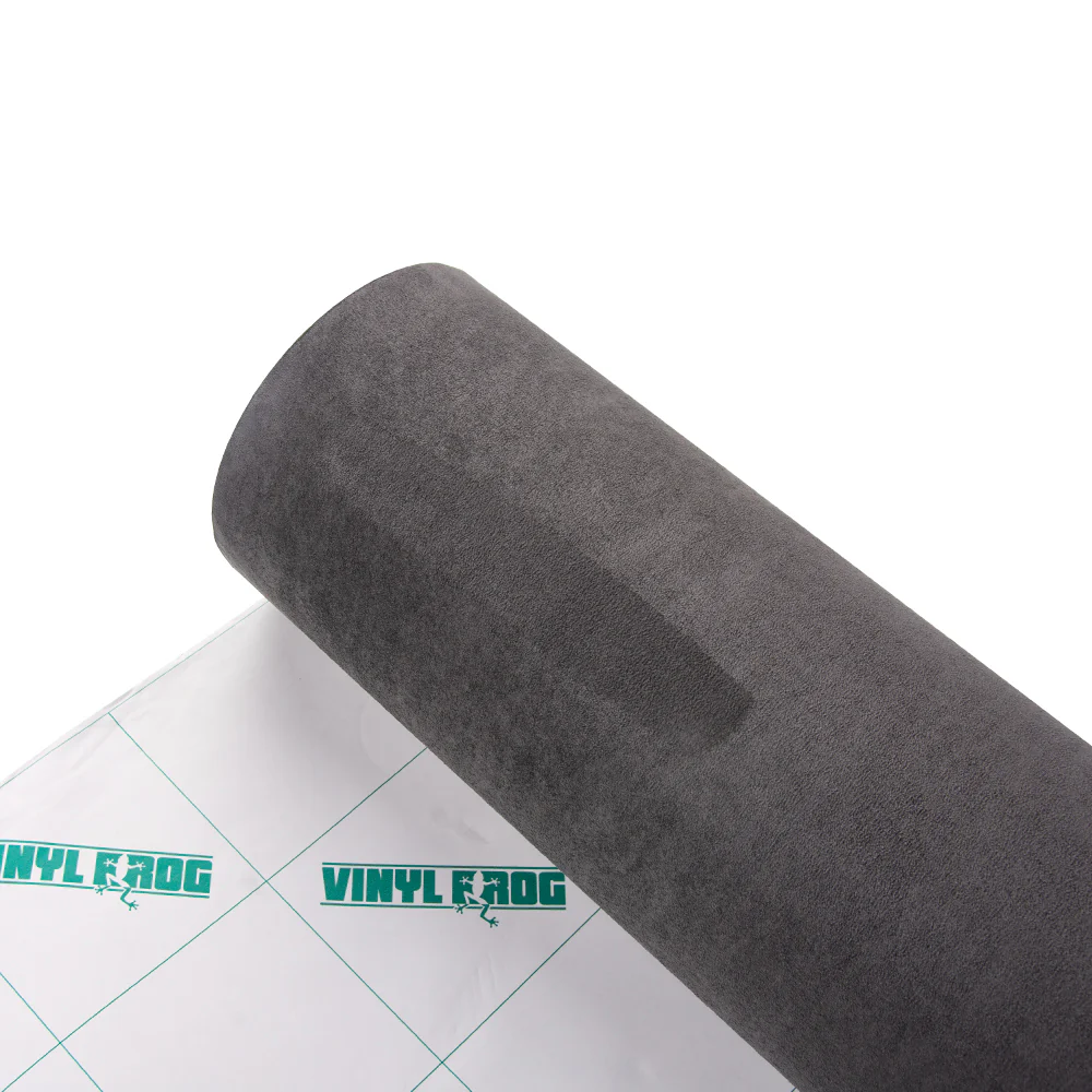 Gray Suede Car Interior Wrap Film - Image 5