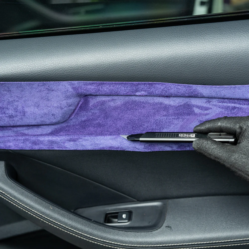 Automotive Car Interior Wrap Film Regalia Purple - Image 4