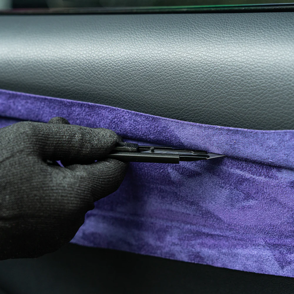 Automotive Car Interior Wrap Film Regalia Purple - Image 5
