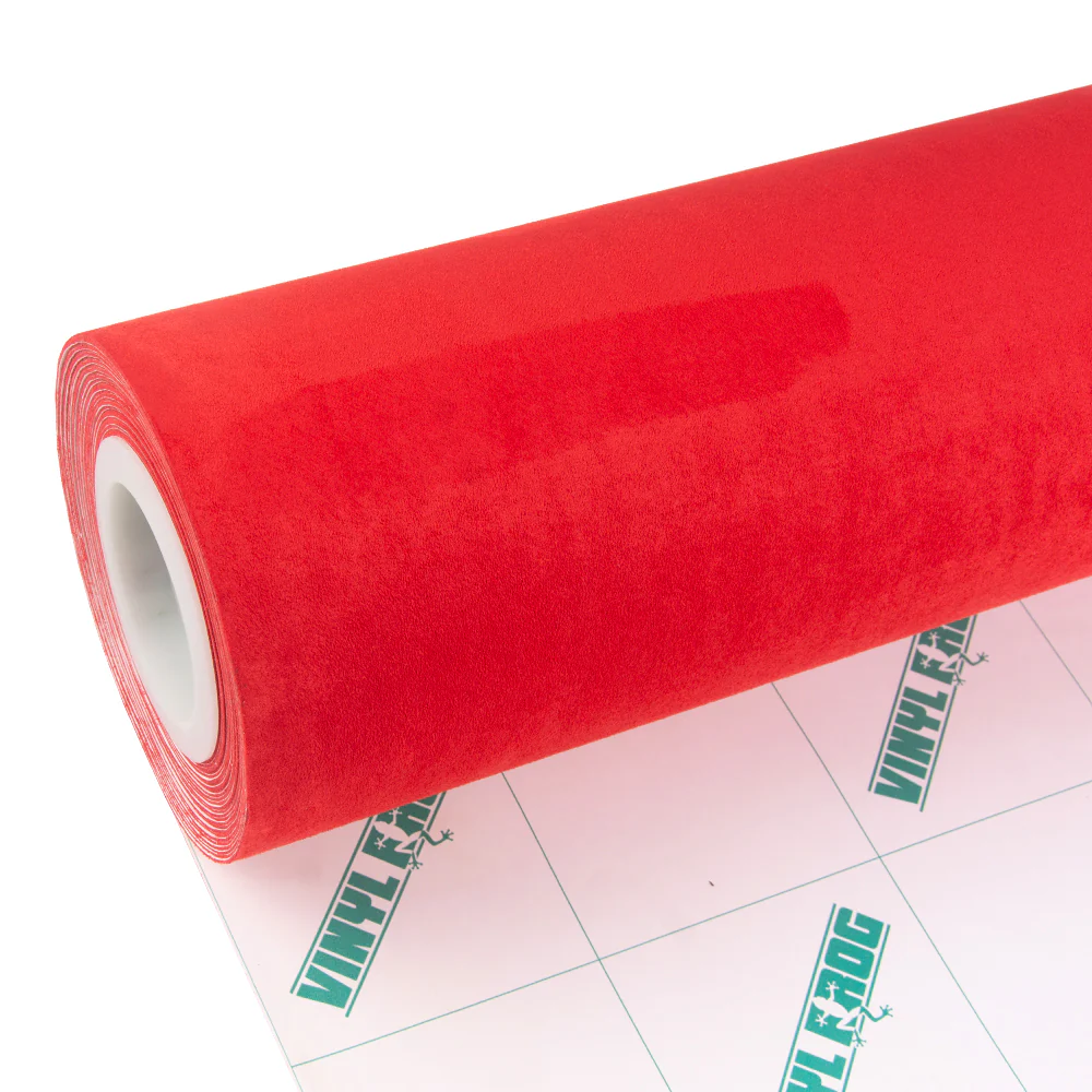 Red Interior Car Wrap Film - Image 4