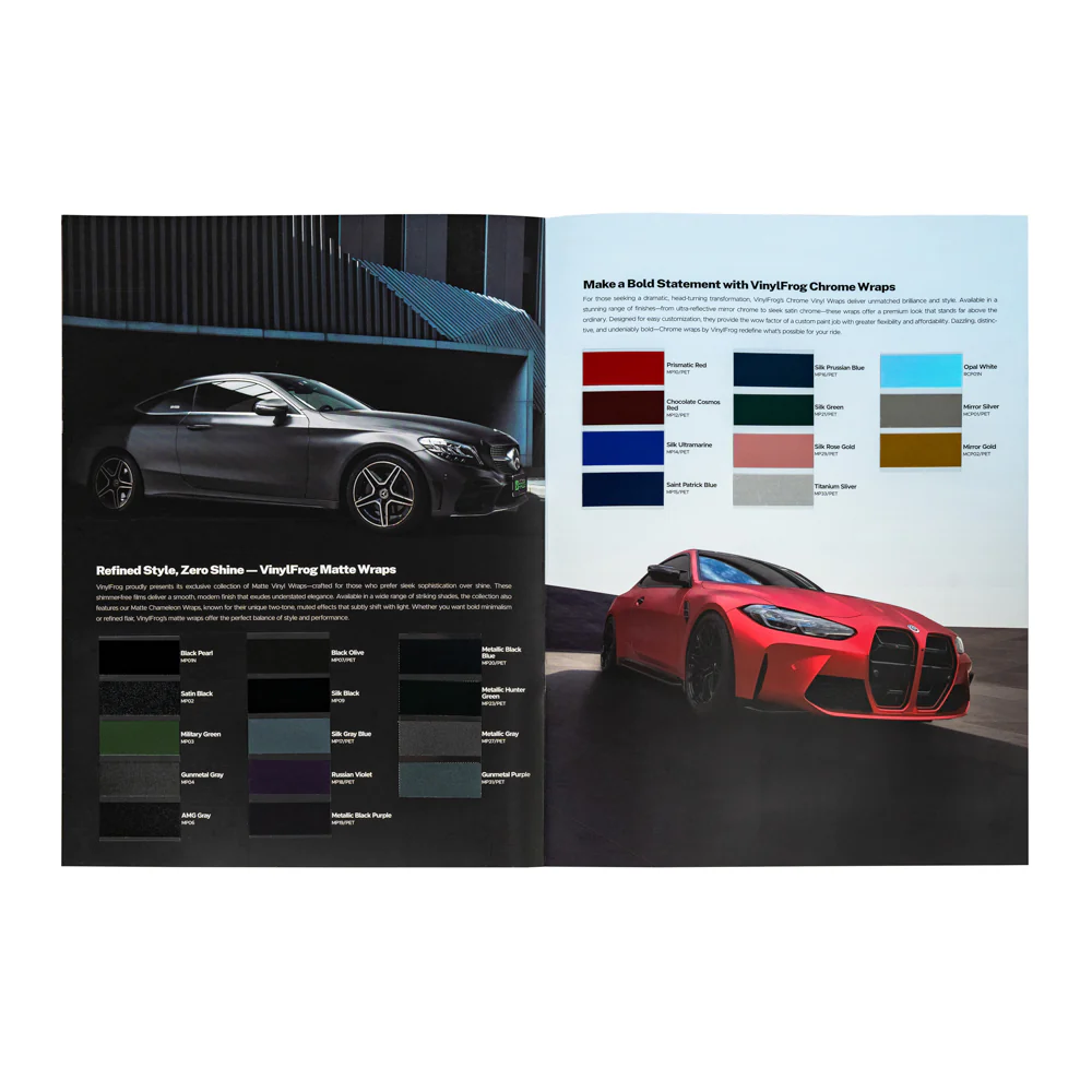 Automotive Vinyl Wrap Film Color Sample Booklet - Image 10