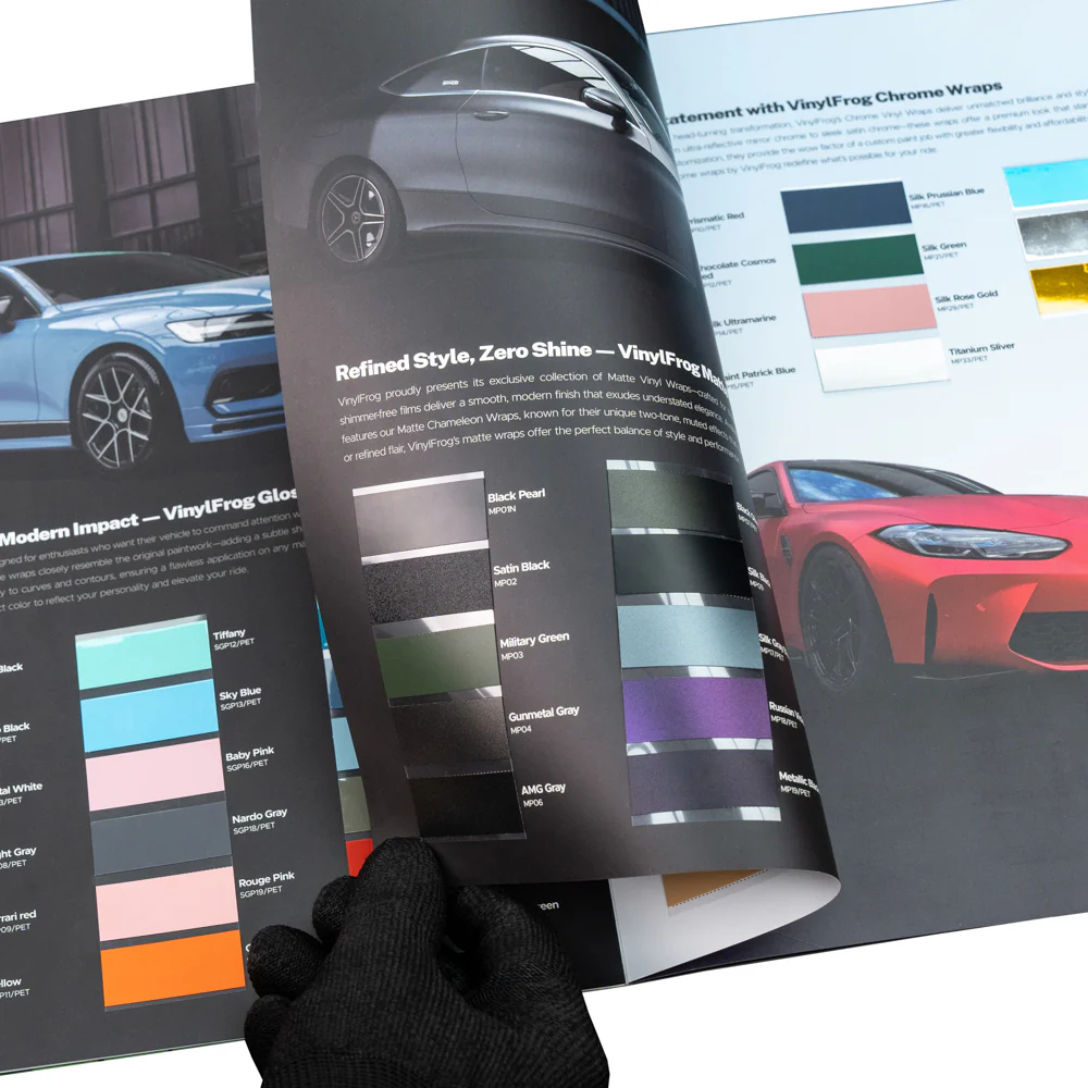 Automotive Vinyl Wrap Film Color Sample Booklet - Image 2