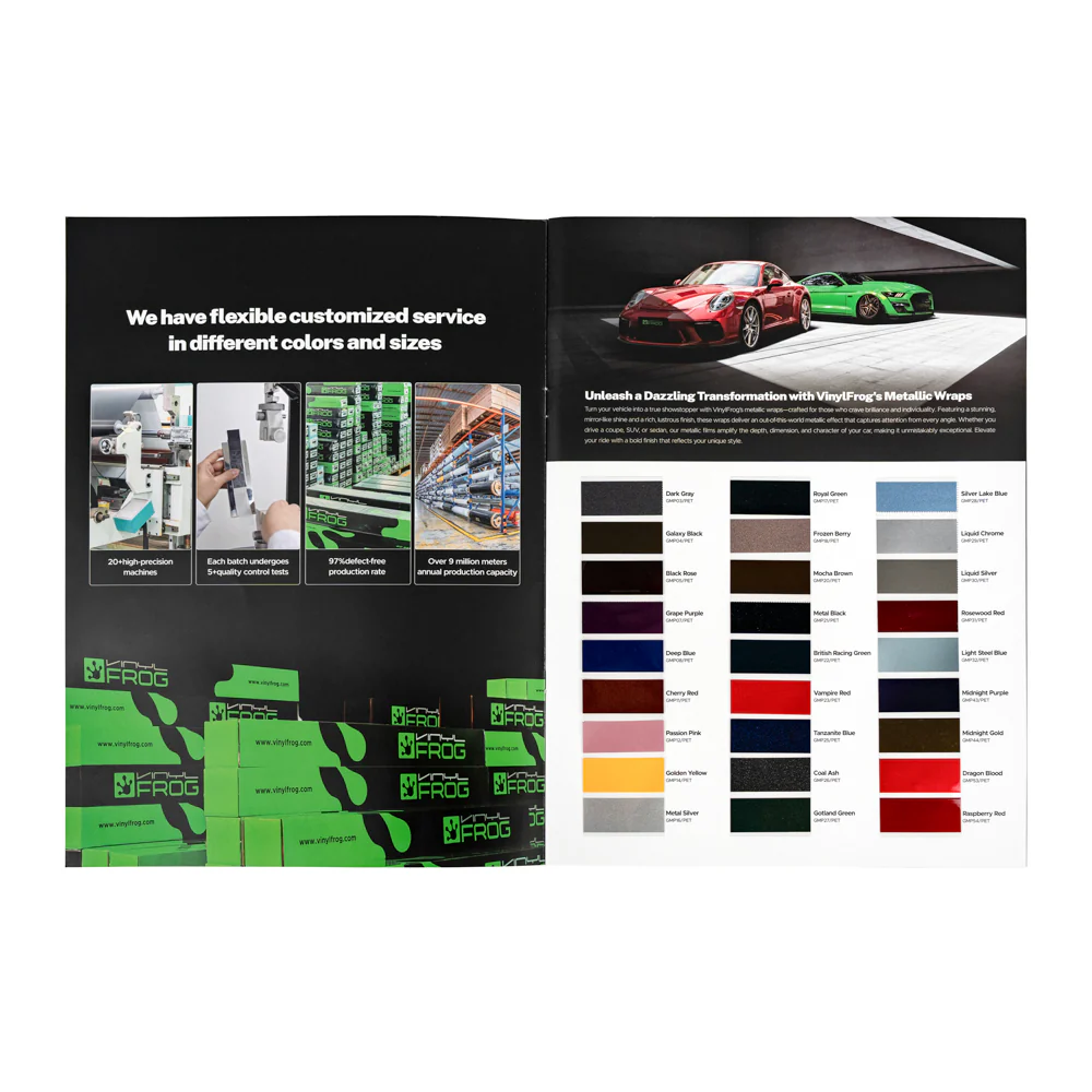 Automotive Vinyl Wrap Film Color Sample Booklet - Image 3