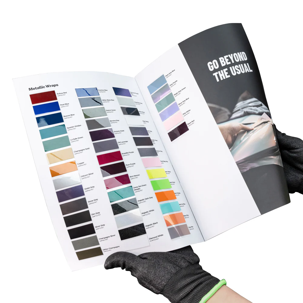 Automotive Vinyl Wrap Film Color Sample Booklet - Image 5