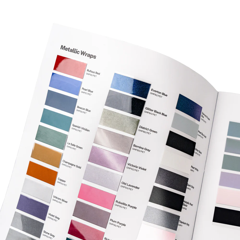 Automotive Vinyl Wrap Film Color Sample Booklet - Image 6