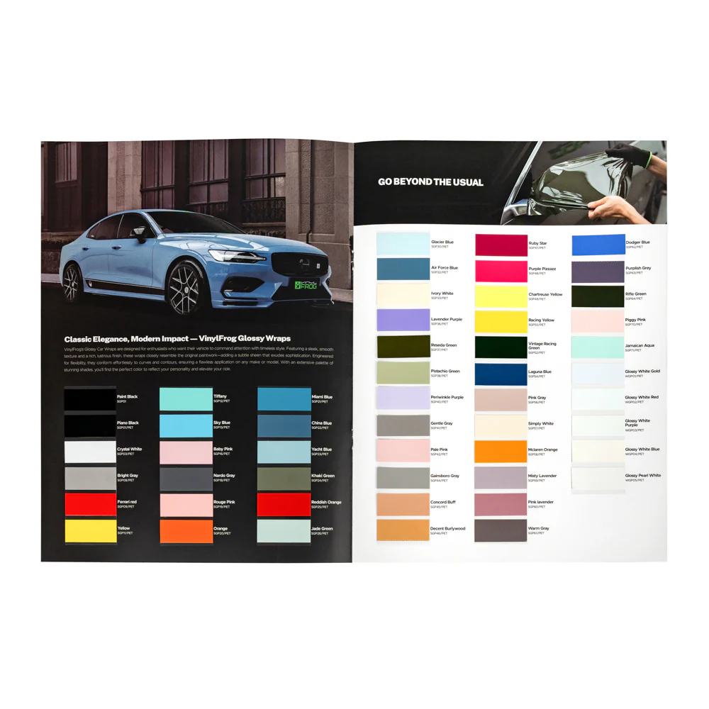 Automotive Vinyl Wrap Film Color Sample Booklet - Image 7