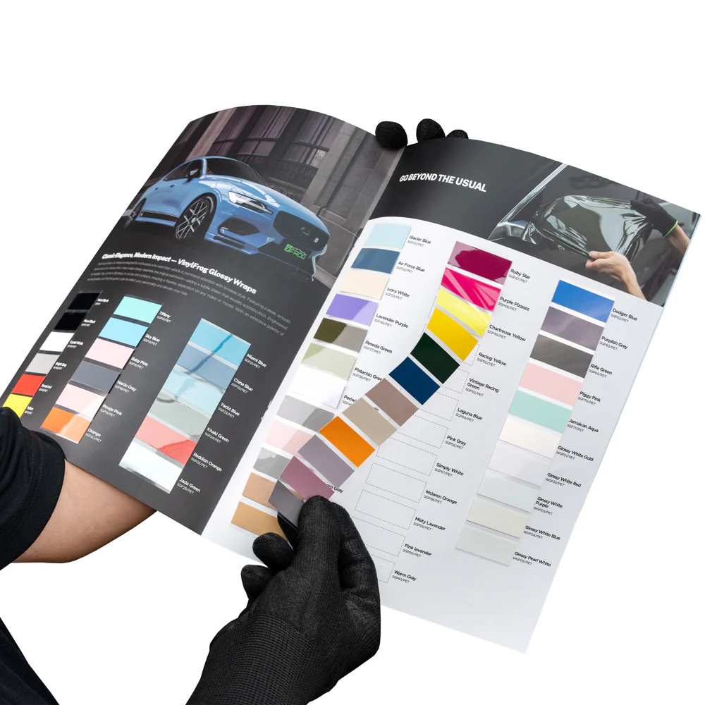 Automotive Vinyl Wrap Film Color Sample Booklet - Image 8