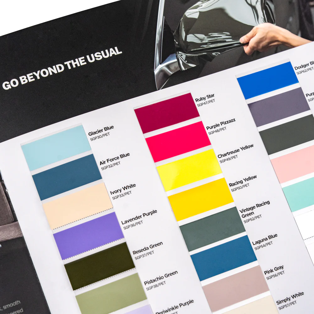 Automotive Vinyl Wrap Film Color Sample Booklet - Image 9