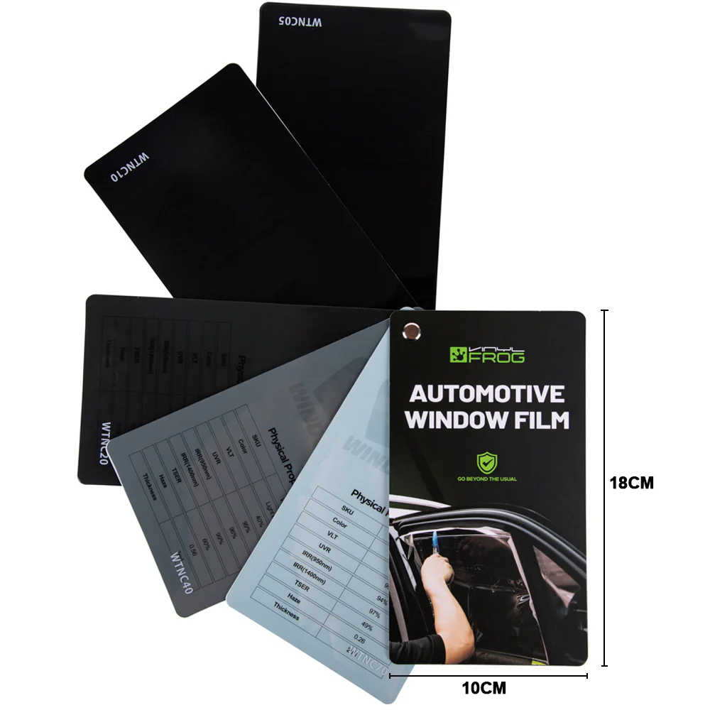 Automotive Window Film Swatch Book with 5 Colors - Image 2