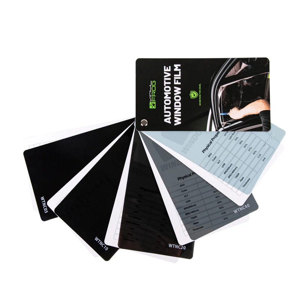 Automotive Window Film Swatch Book with 5 Colors - Image 3
