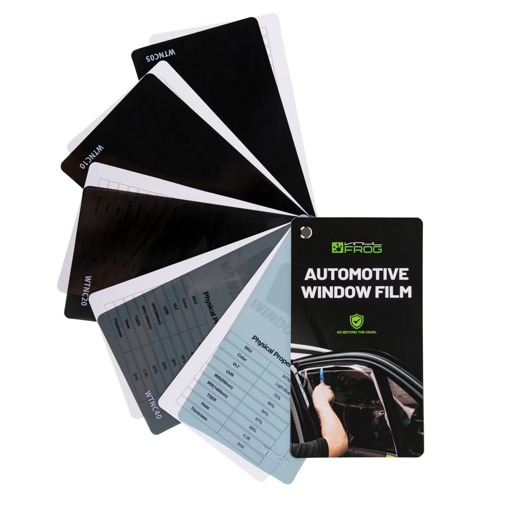 Automotive Window Film Swatch Book with 5 Colors - Image 7