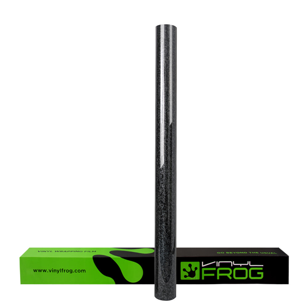 Black Forged Carbon Fiber Vinyl Wrap - Image 12