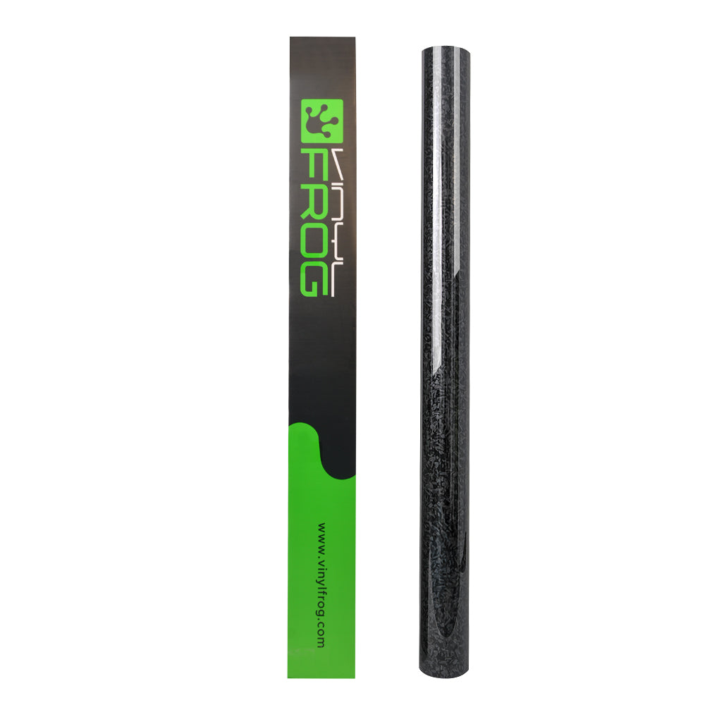 Black Forged Carbon Fiber Vinyl Wrap - Image 13