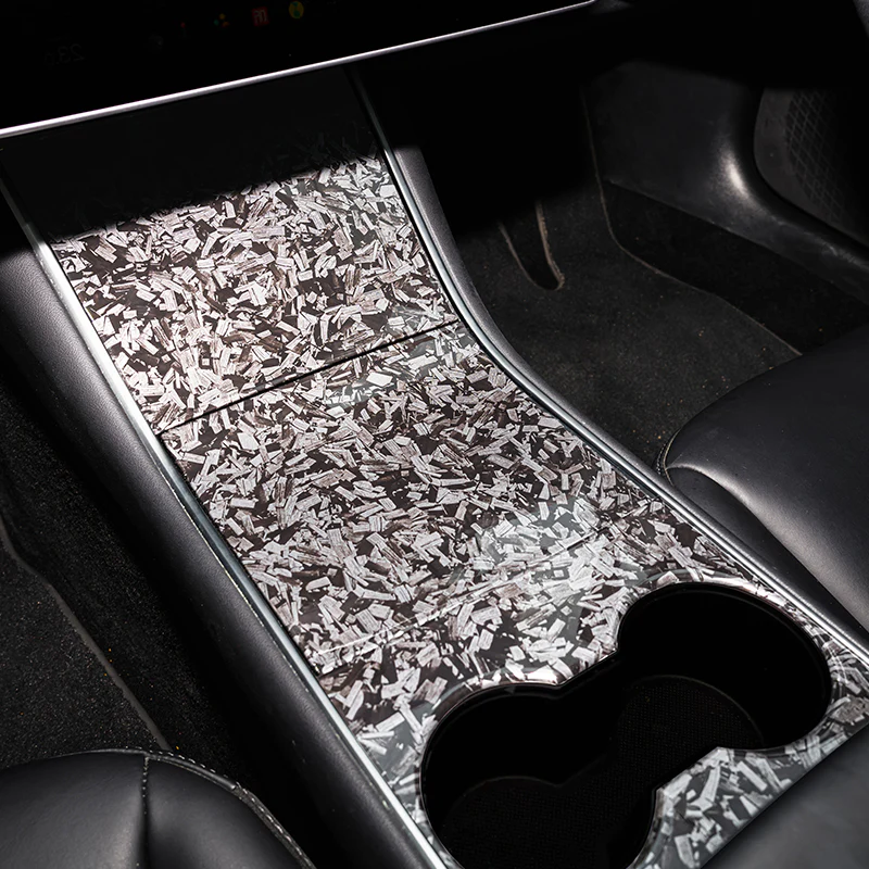 Black Forged Carbon Fiber Vinyl Wrap - Image 5