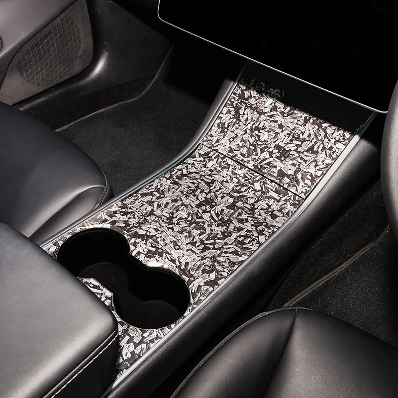 Black Forged Carbon Fiber Vinyl Wrap - Image 7