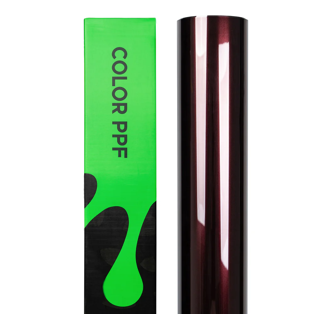Glossy Metallic Black Rose Color PPF (Paint Protection Film) - Image 14