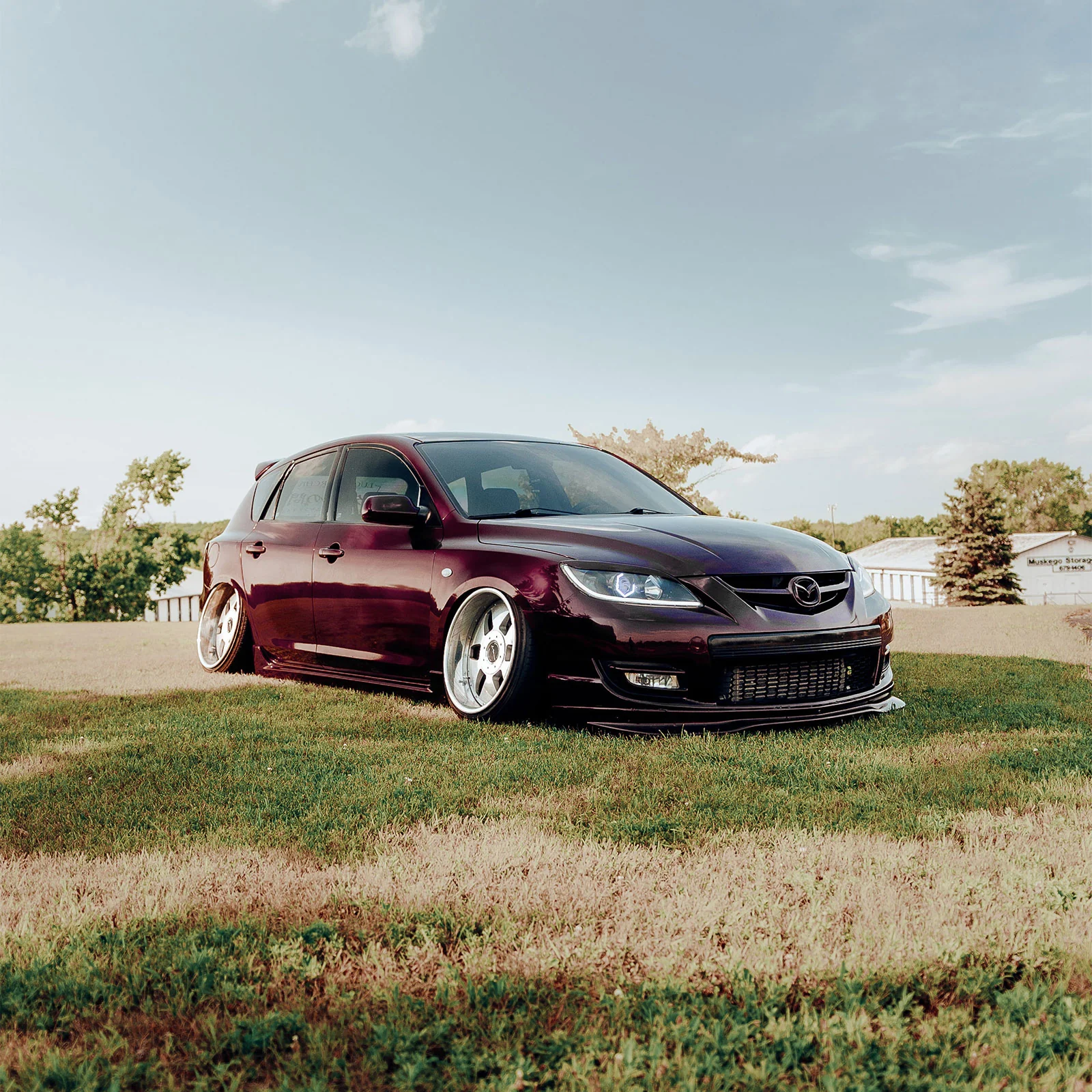 Glossy Metallic Black Rose Color PPF (Paint Protection Film) - Image 2