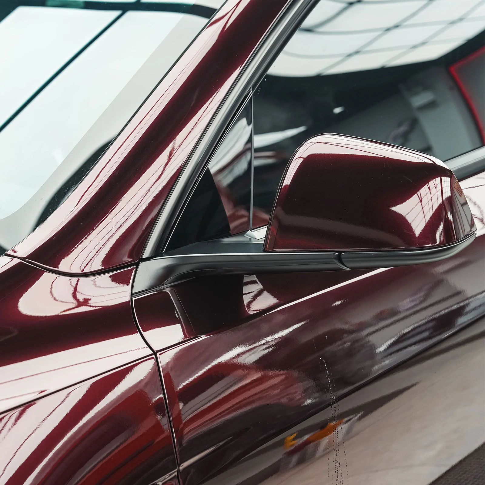 Glossy Metallic Black Rose Color PPF (Paint Protection Film) - Image 7