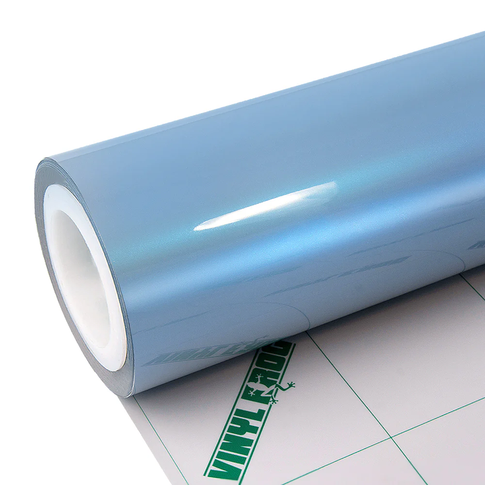 Candy Metallic Dark Gray Blue Vinyl Wrap - Image 10