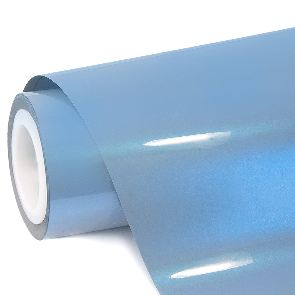 Candy Metallic Dark Gray Blue Vinyl Wrap - Image 9