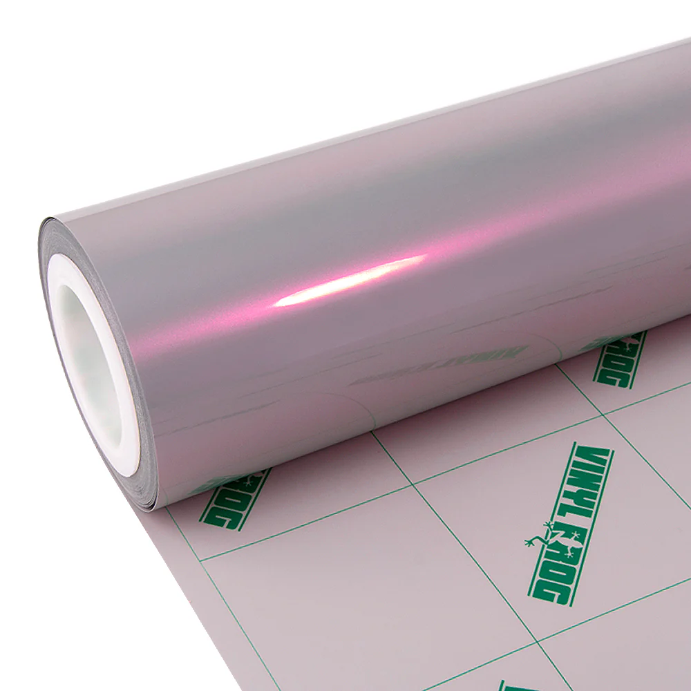 Candy Metallic Gray Pink Vinyl Wrap - Image 10