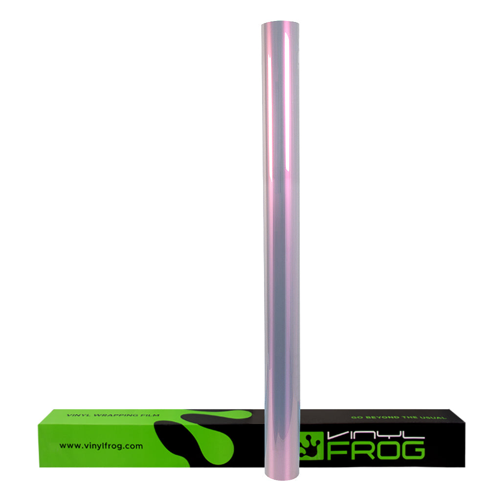 Candy Metallic Gray Pink Vinyl Wrap - Image 12