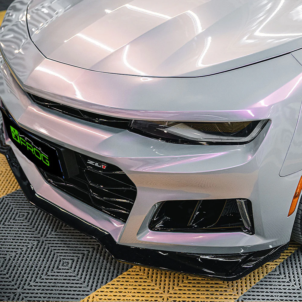 Candy Metallic Gray Pink Vinyl Wrap - Image 5