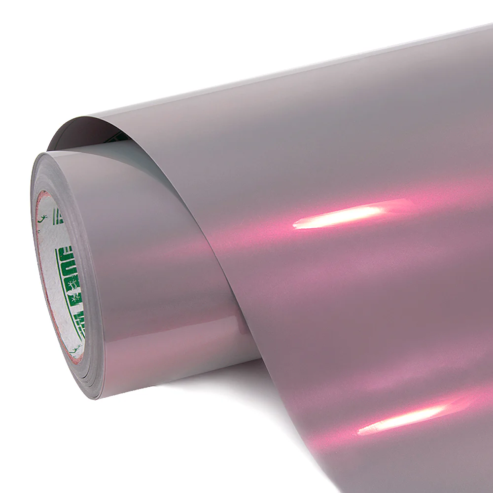 Candy Metallic Gray Pink Vinyl Wrap - Image 9