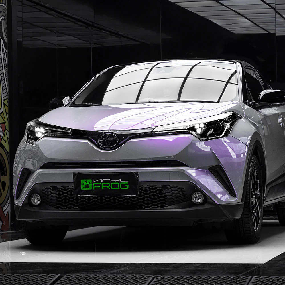 Candy Metallic Gray Purple Vinyl Wrap - Image 10