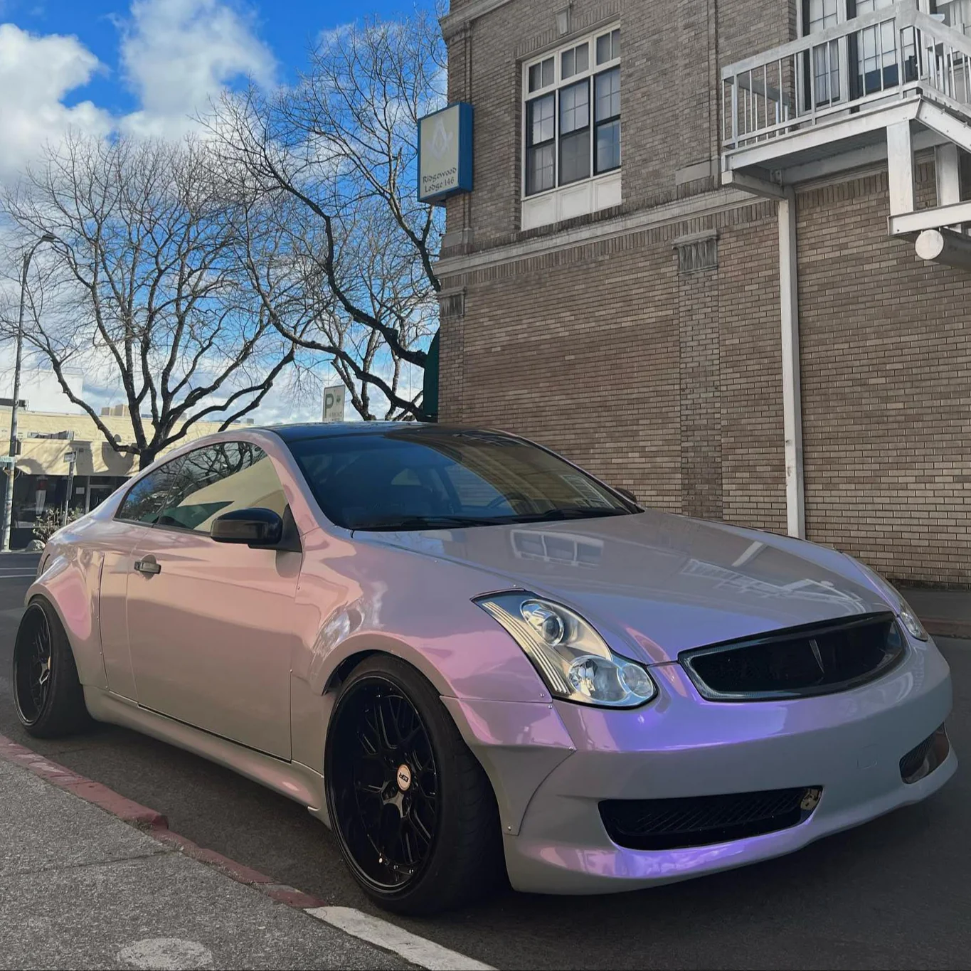 Candy Metallic Gray Purple Vinyl Wrap - Image 2