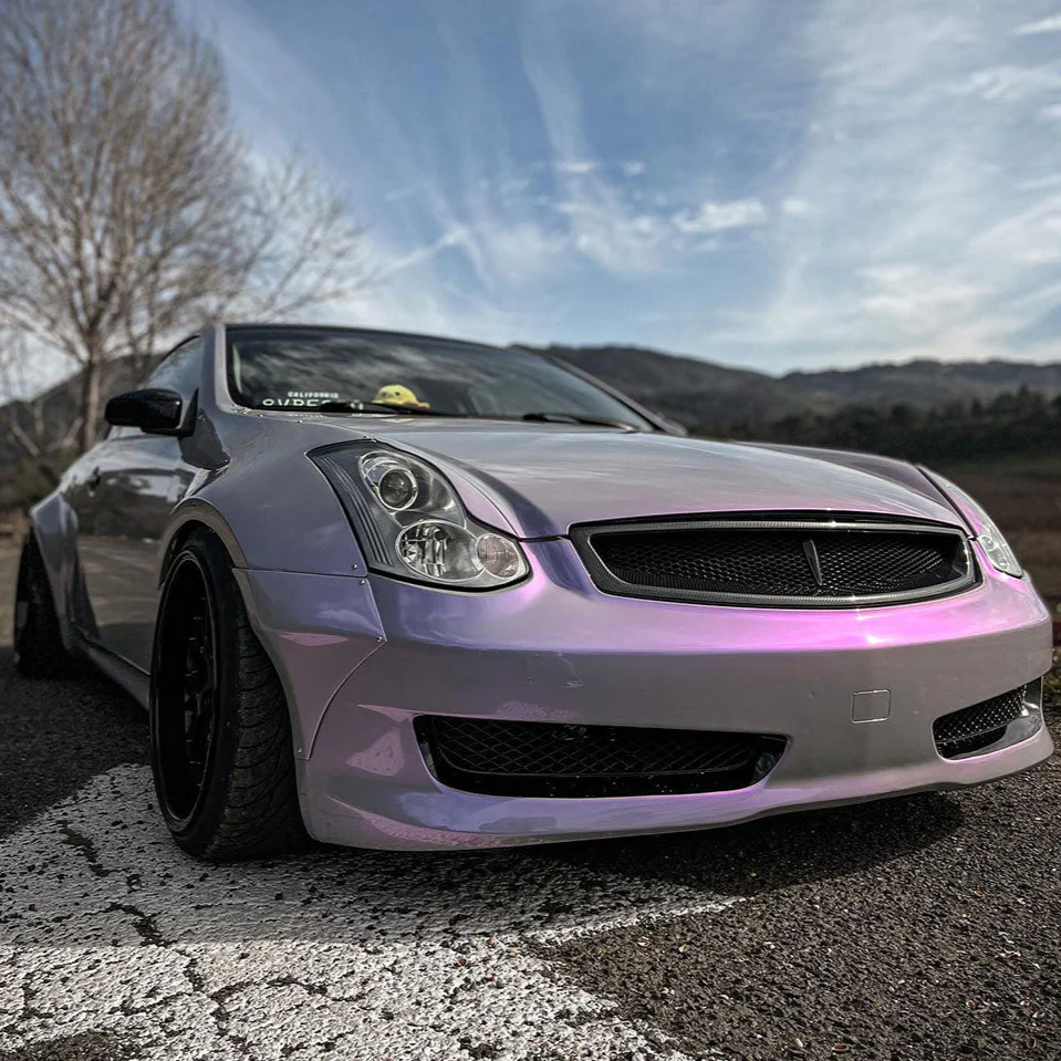 Candy Metallic Gray Purple Vinyl Wrap - Image 5