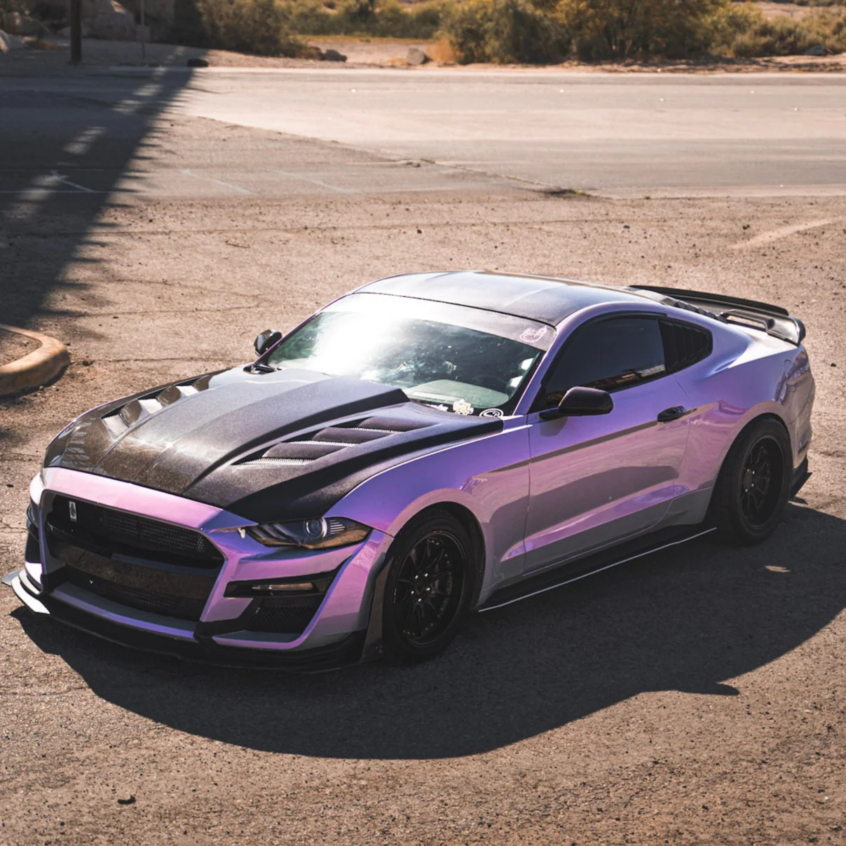 Candy Metallic Gray Purple Vinyl Wrap - Image 7
