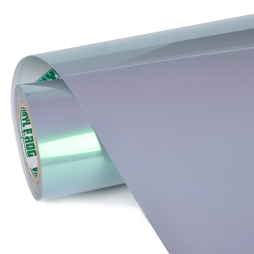 Candy Metallic Magic Gray Green Vinyl Wrap - Image 9