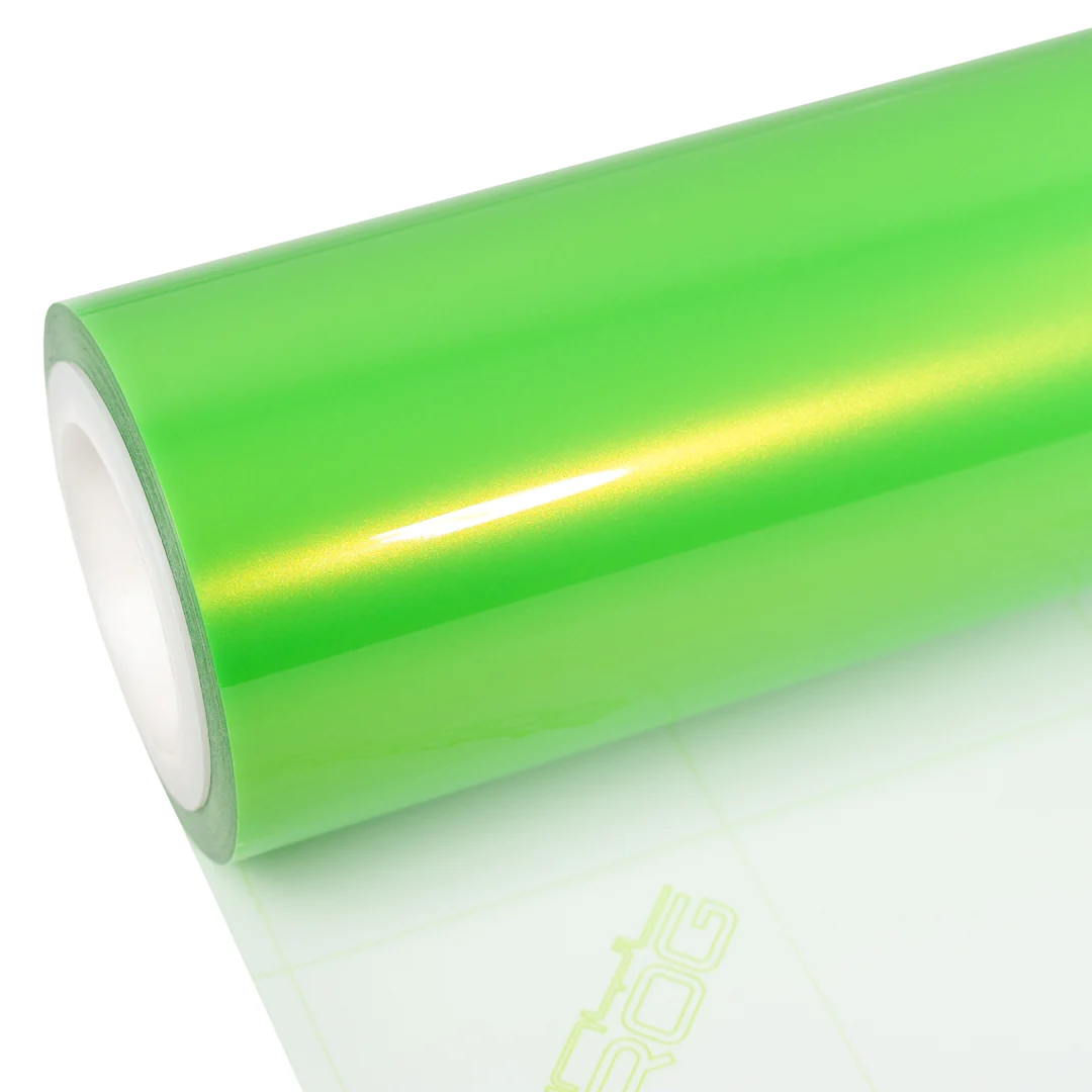 Candy Metallic Neon Green vinyl wrap - Image 12