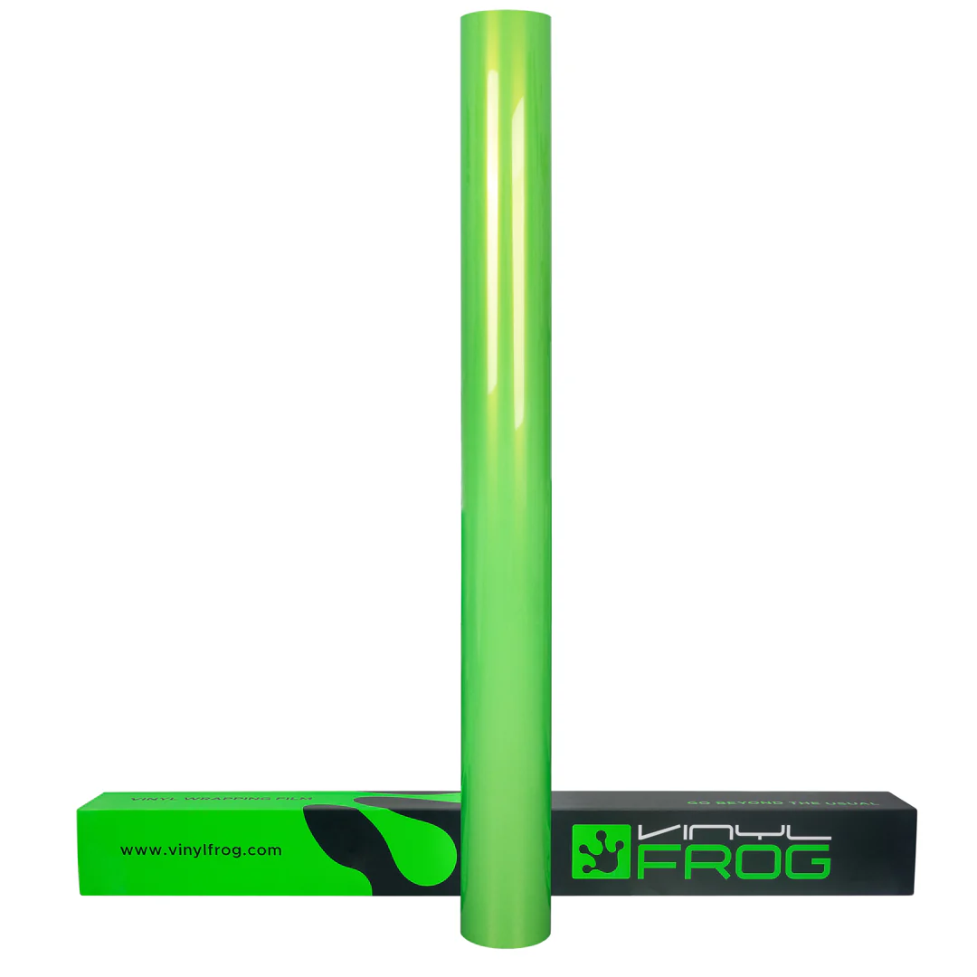 Candy Metallic Neon Green vinyl wrap - Image 14
