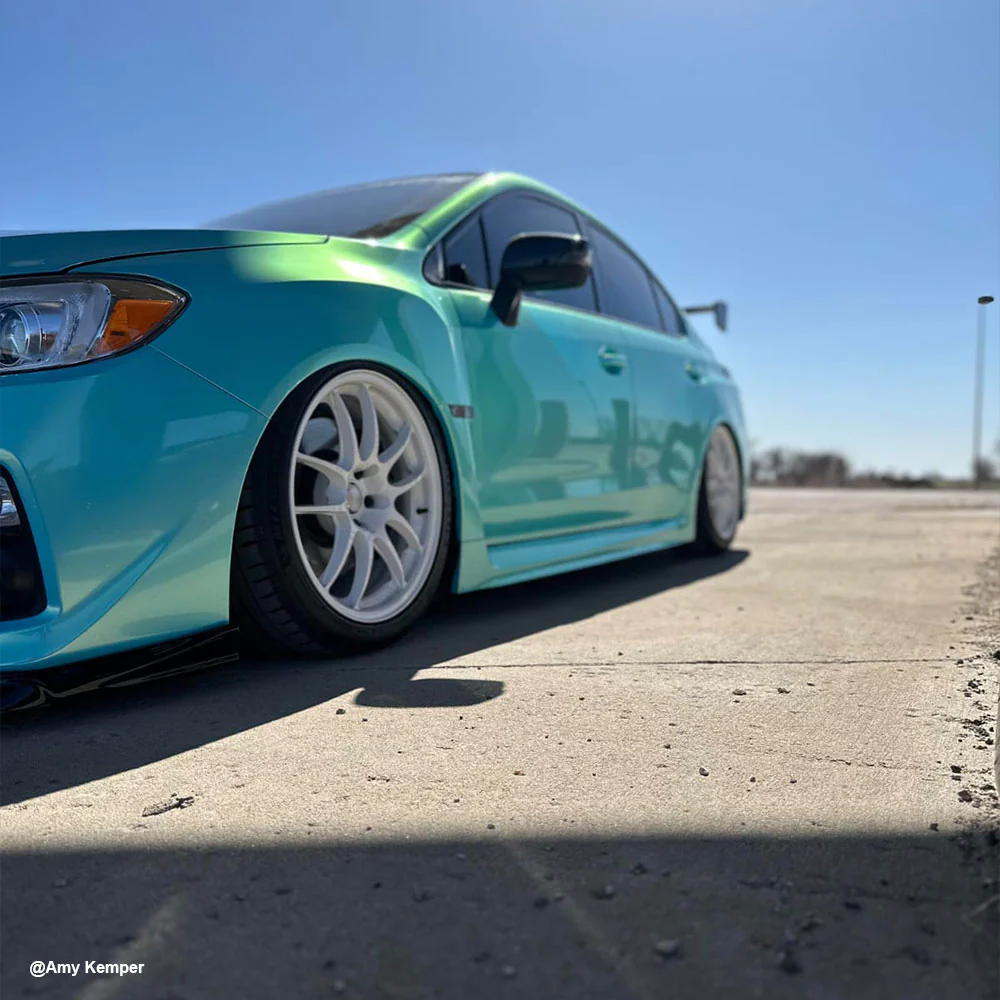 Candy Metallic Neon Ice Blue Vinyl Wrap - Image 5