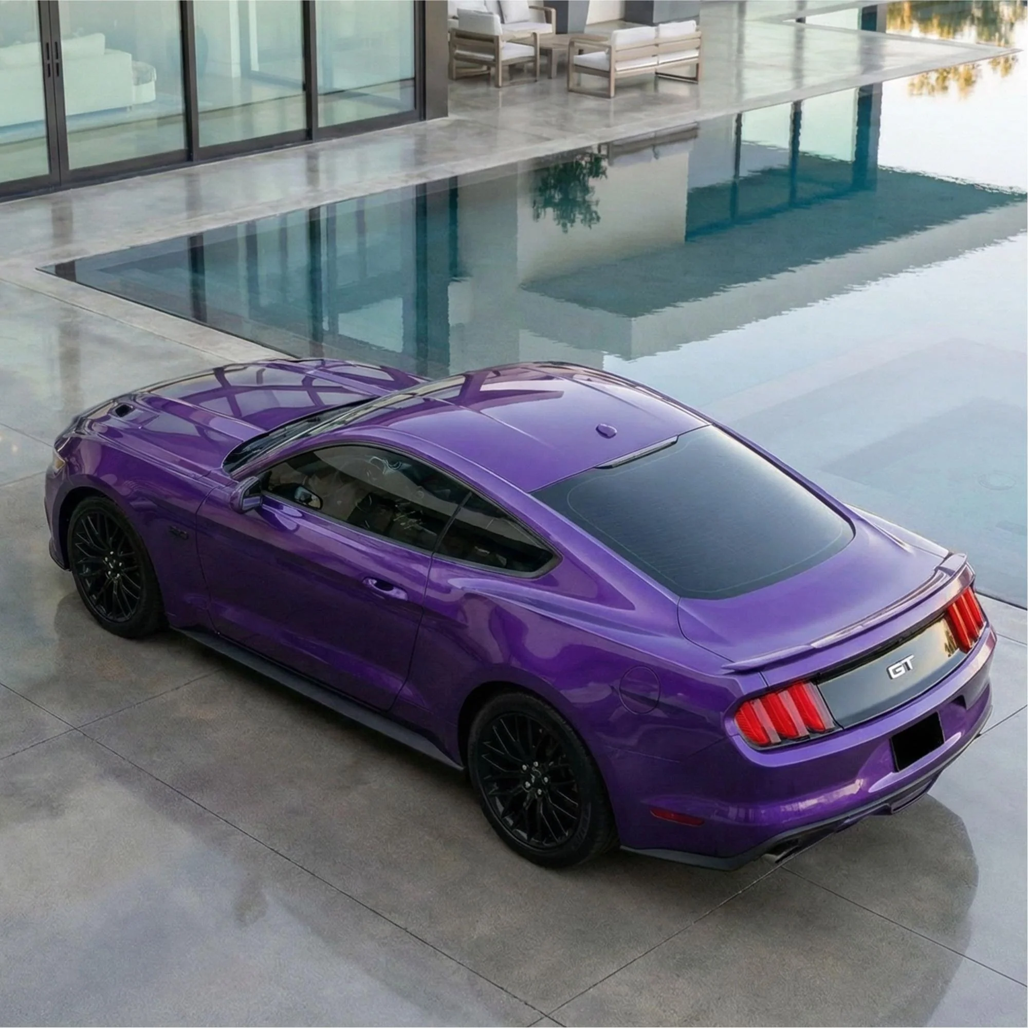 Candy Metallic Neon Purple Vinyl Wrap - Image 4