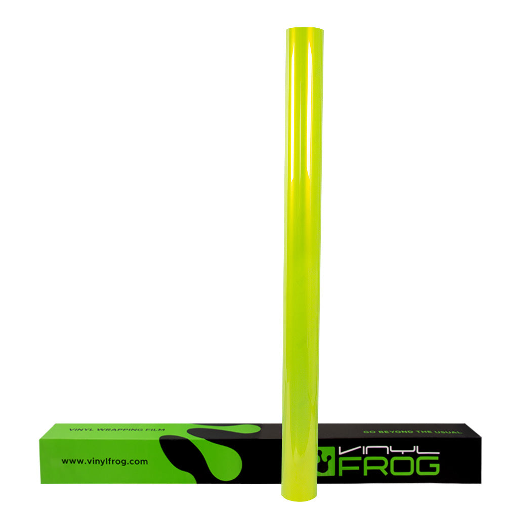 Candy Metallic Neon Yellow Vinyl Wrap - Image 12