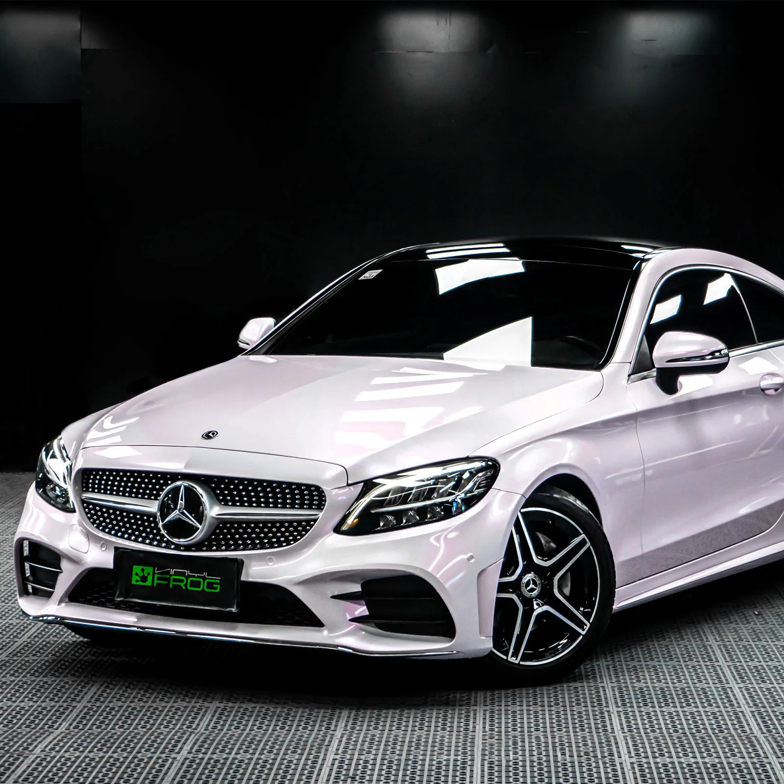 Candy Metallic Pink White Color PPF (Paint Protection Film) - Image 5
