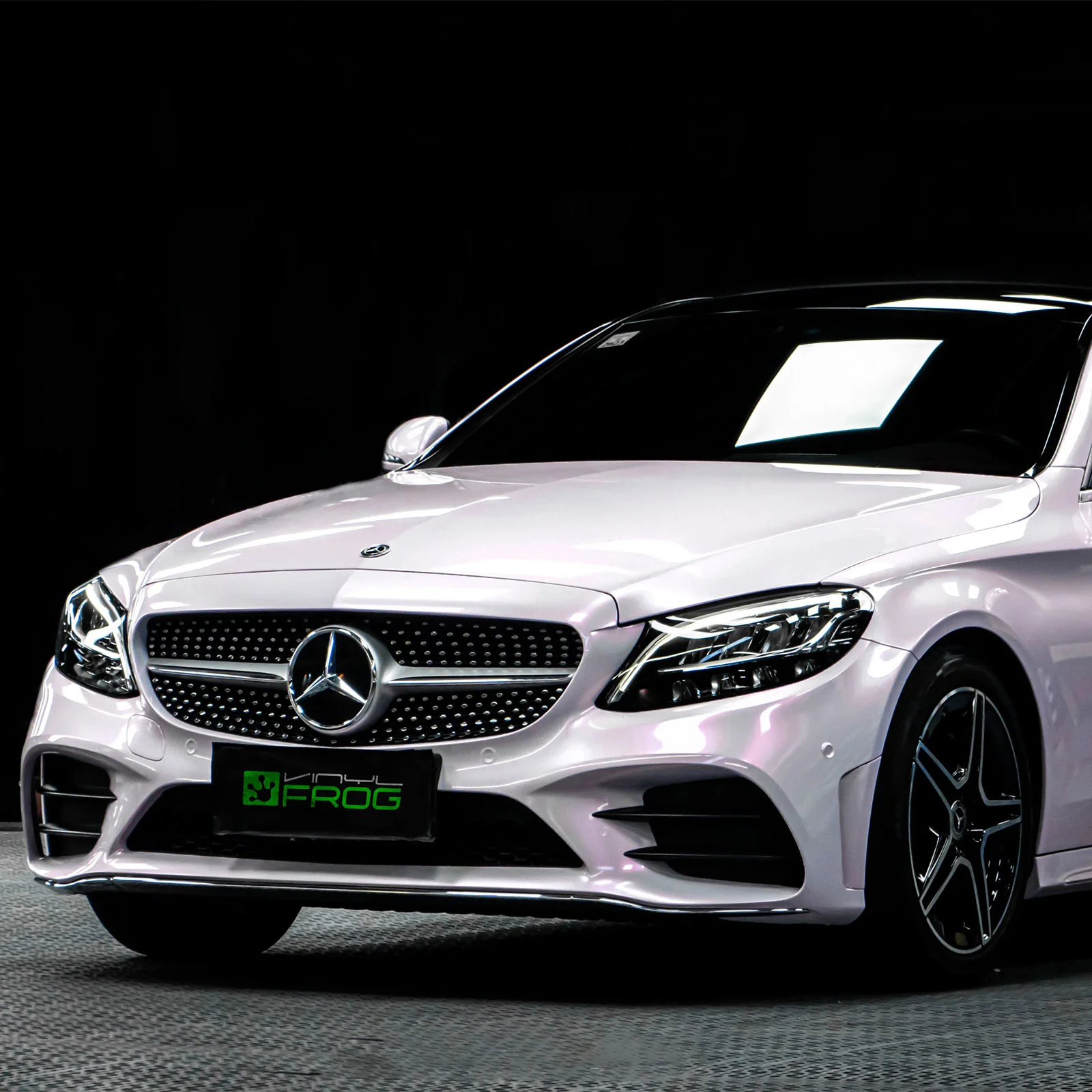 Candy Metallic Pink White Color PPF (Paint Protection Film) - Image 6