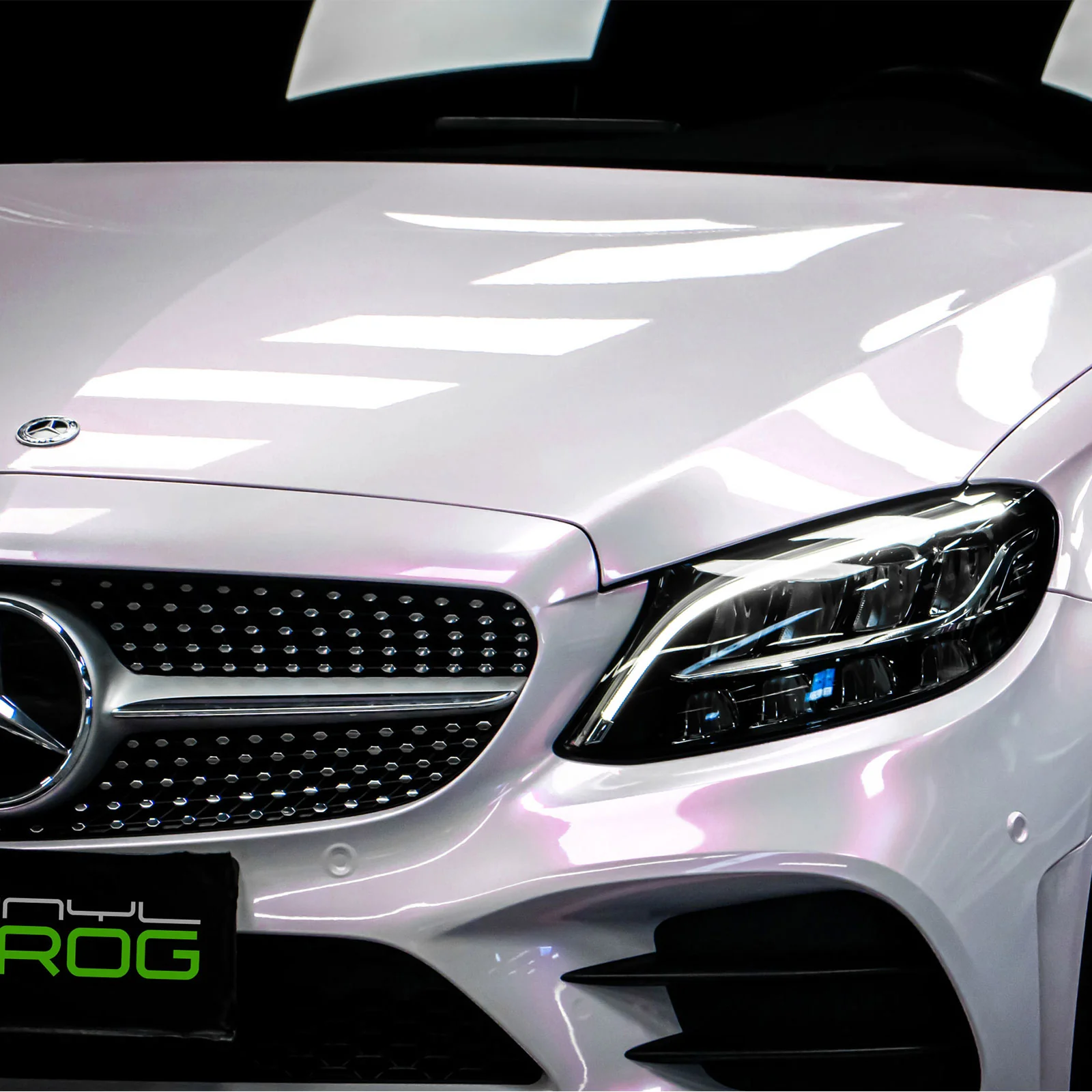Candy Metallic Pink White Color PPF (Paint Protection Film) - Image 7