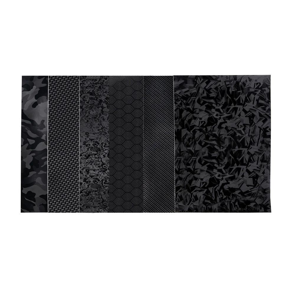Carbon Fiber Vinyl Wrap A4 Samples with 6 Colors - Image 5