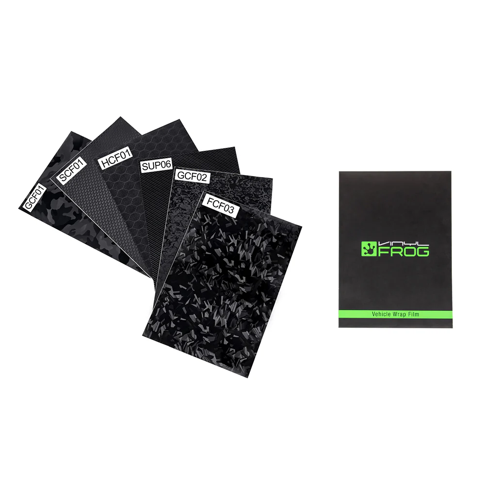 Carbon Fiber Vinyl Wrap A4 Samples with 6 Colors - Image 6